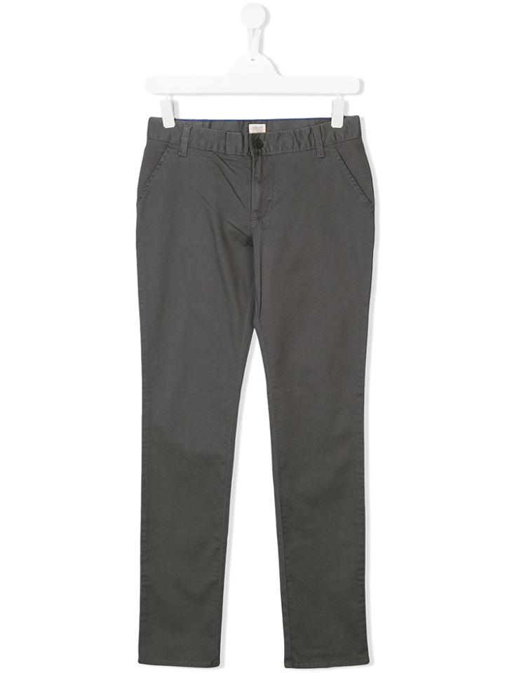 Armani Junior Casual Chinos - Grey