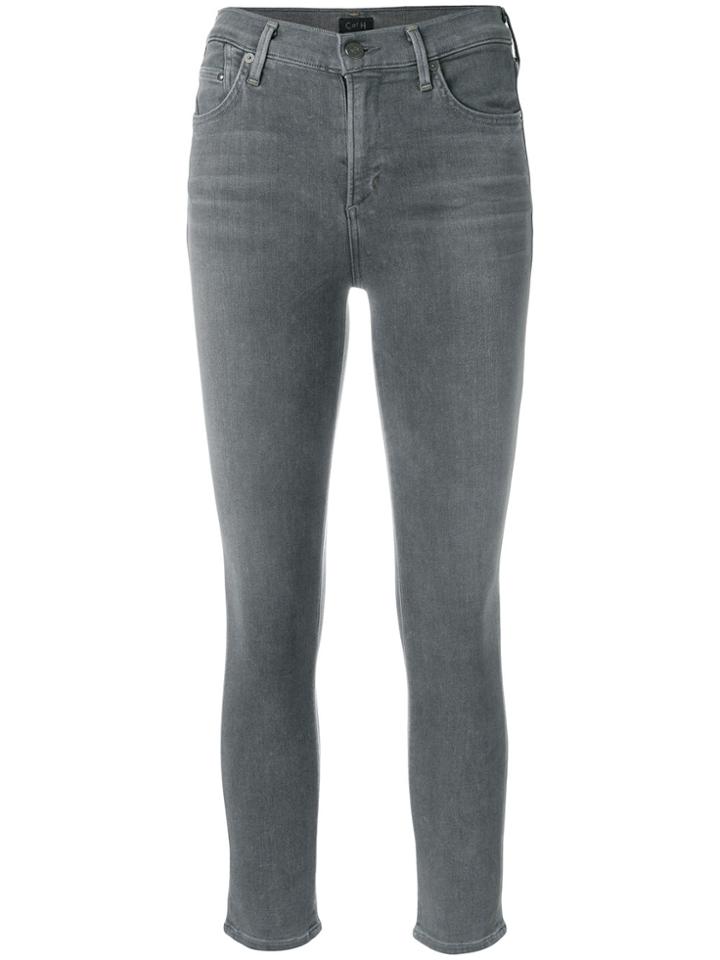 Citizens Of Humanity Rocket Crop Skinny Jeans - Grey