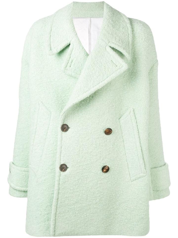 Ami Paris Oversize Peacoat - Green