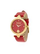 Versus Round Shape Watch, Women's, Red