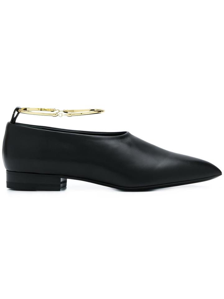 Jil Sander Ankle Hoop Pumps - Black