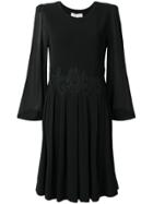Michael Michael Kors Floral Design Dress - Black
