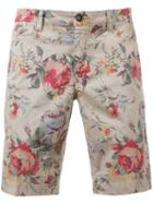 Re-hash - Floral Shorts - Men - Cotton/spandex/elastane - 30, Nude/neutrals, Cotton/spandex/elastane