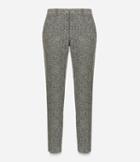 Christopher Kane Crazy Tweed Tailored Trousers