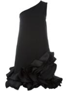 Victoria Victoria Beckham Single Shoulder Ruffle Dress