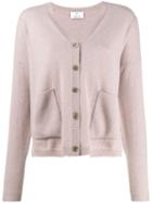 Allude Relaxed-fit Cashmere Cardigan - Purple