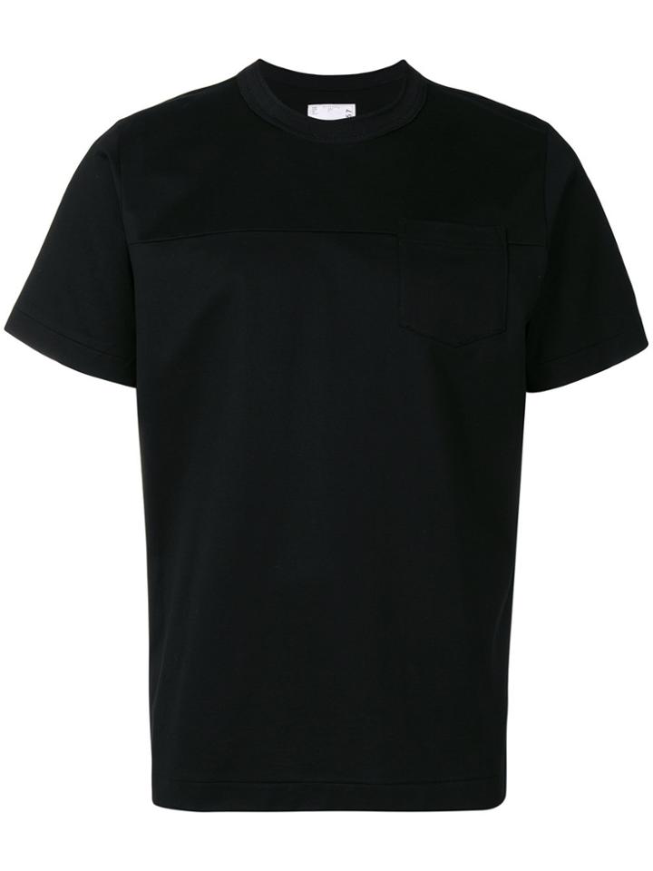 Sacai Classic Chest Pocket T-shirt - Black