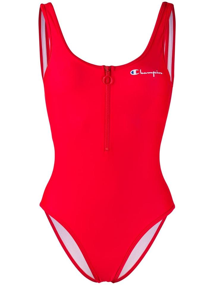 Champion Logo Swimsuit - Red