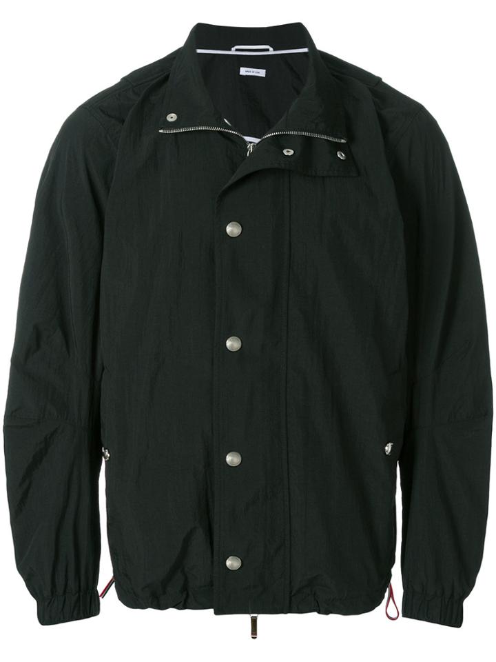 Thom Browne Articulated Solid Enshuku Nylon Oversized Jacket - Black