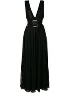 Philipp Plein Plunge Evening Dress - Black
