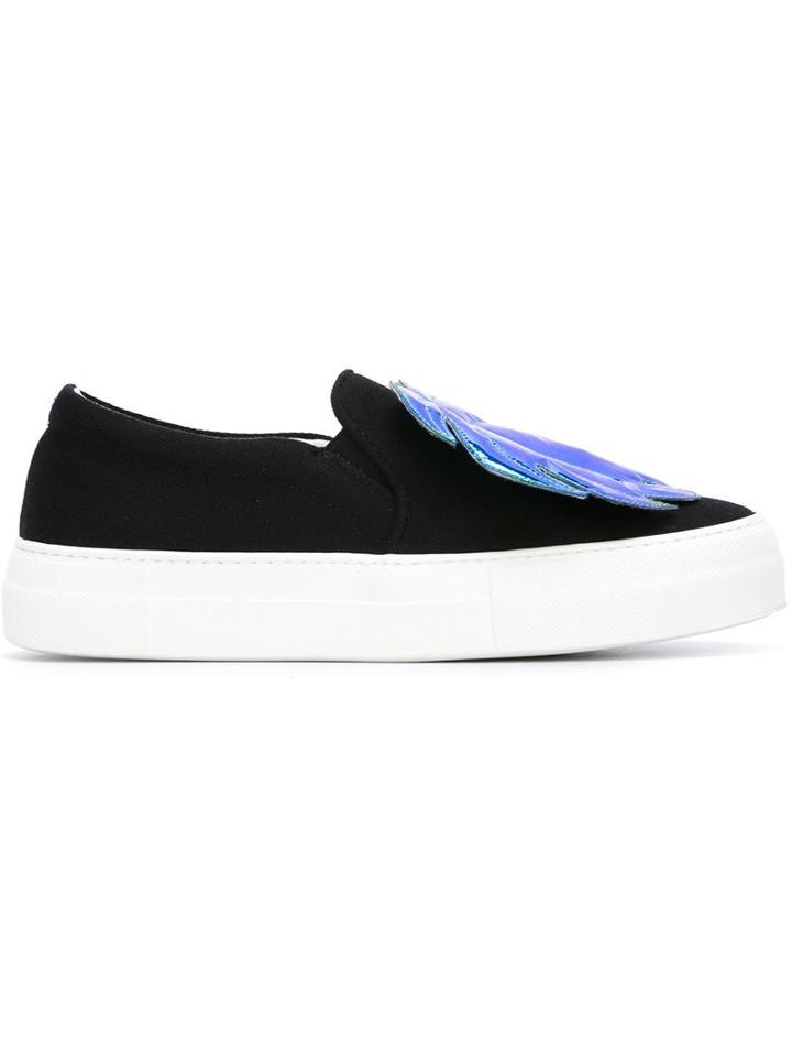 Joshua Sanders 'tropical Leaf' Slip-on Sneakers