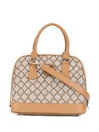 Furla All-over Logo Tote - Neutrals