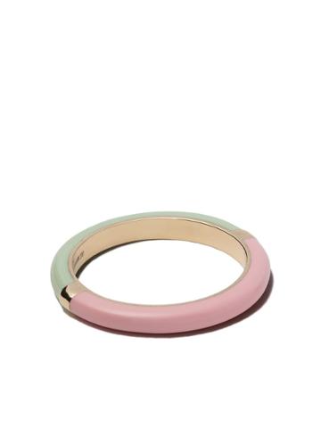 Alice Cicolini 14kt Yellow Gold Candy Lacquer Band - Pink & Green