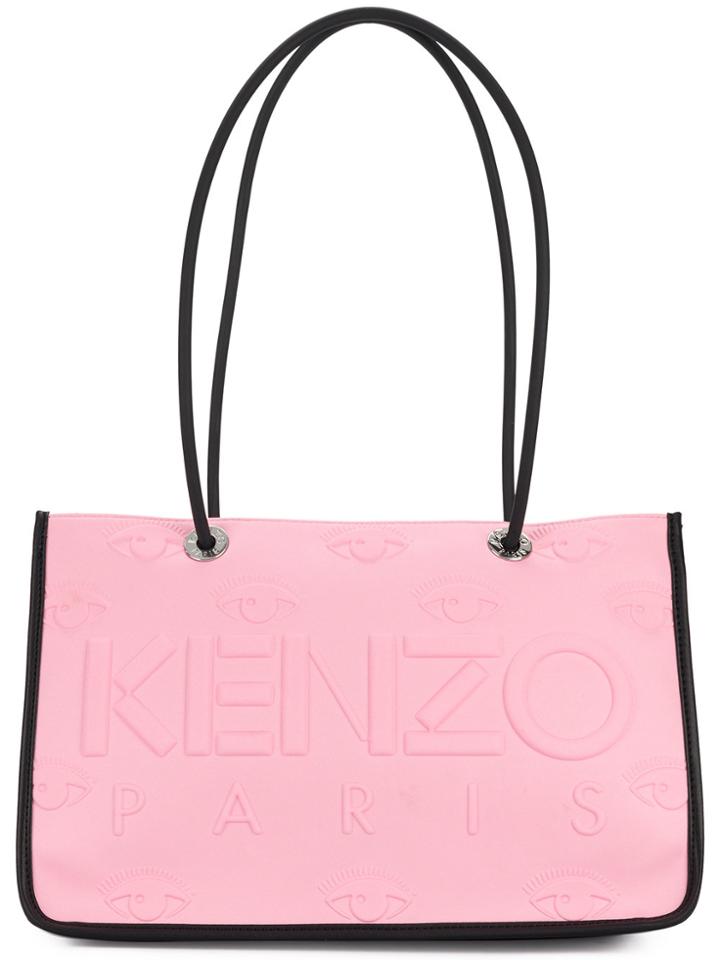 Kenzo Logo Embossed Tote - Multicolour