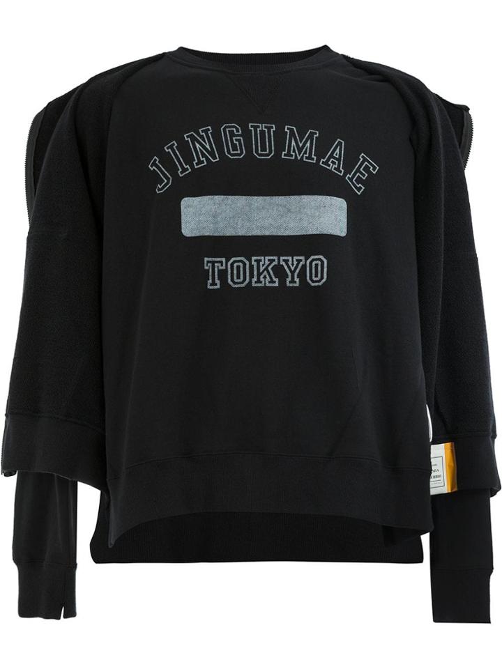 Maison Mihara Yasuhiro Maison Mihara Yasuhiro A01po592 Black Cotton