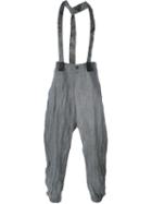 Lost & Found Ria Dunn Braces 'bretelle' Drop-crotch Trousers
