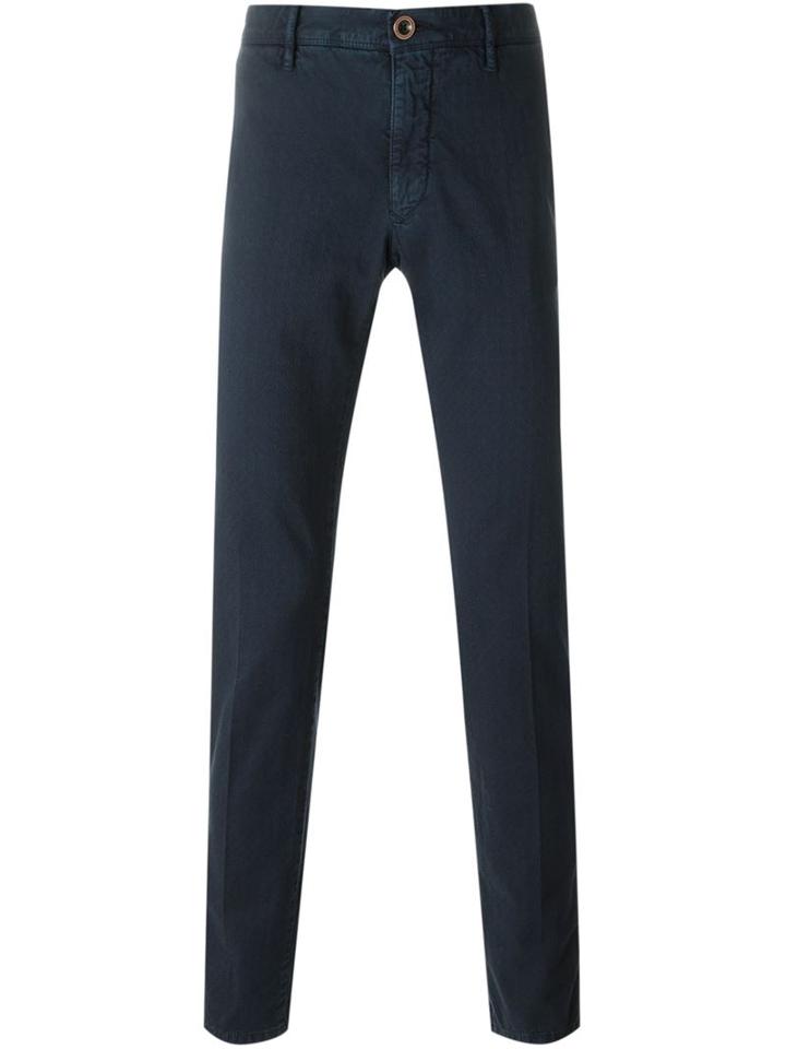 Incotex Geometric Jacquard Chinos