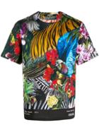 Roberto Cavalli Paradise Found Printed T-shirt - Black