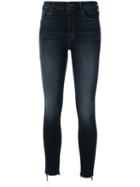 Mother Cropped Skinny-fit Jeans - Blue