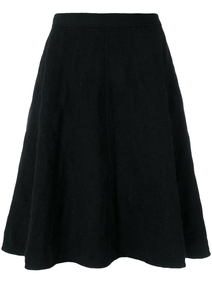 Junya Watanabe Comme Des Garçons Vintage Quilted Flared Skirt - Black