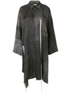 Uma Wang Oversized Asymmetric Shirt - Grey