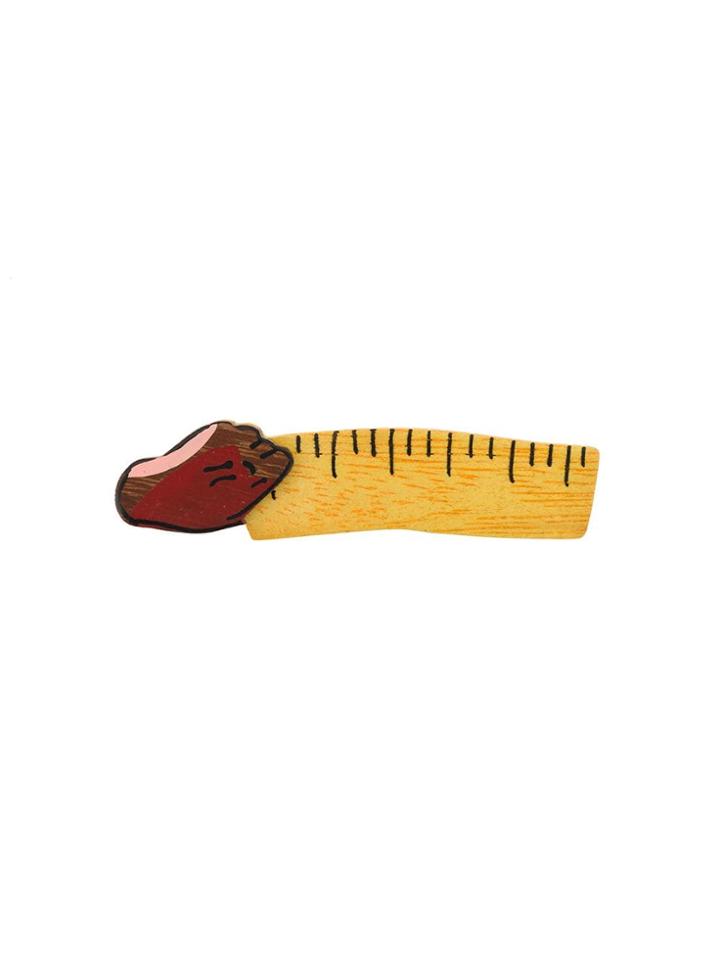 Henrik Vibskov Measuring Hand Pin - Yellow