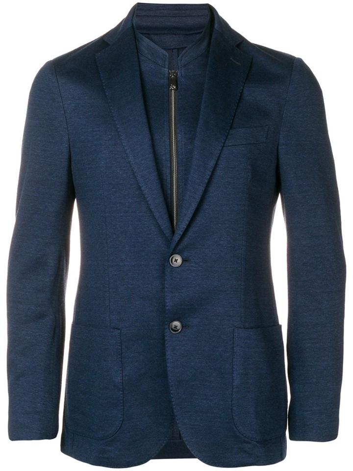 Corneliani Layered Blazer - Blue