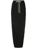 Rick Owens Drawstring Maxi Skirt - Black