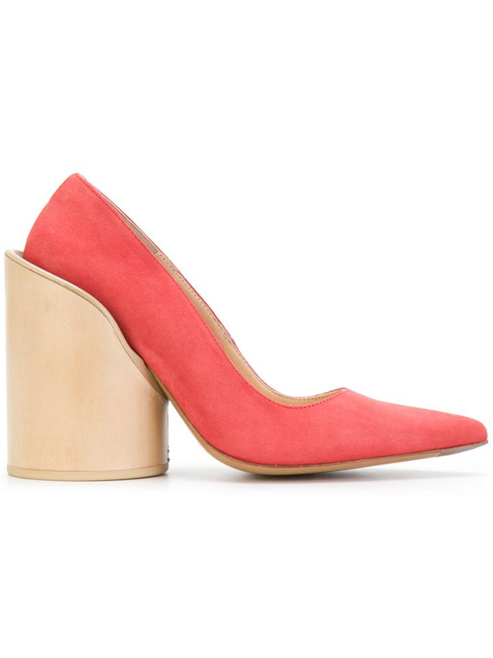 Jacquemus Block Heel Pumps - Red