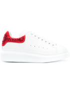 Alexander Mcqueen Embellished Oversized Sneakers - White