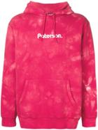 Paterson. Logo Drawstring Hoodie - Pink