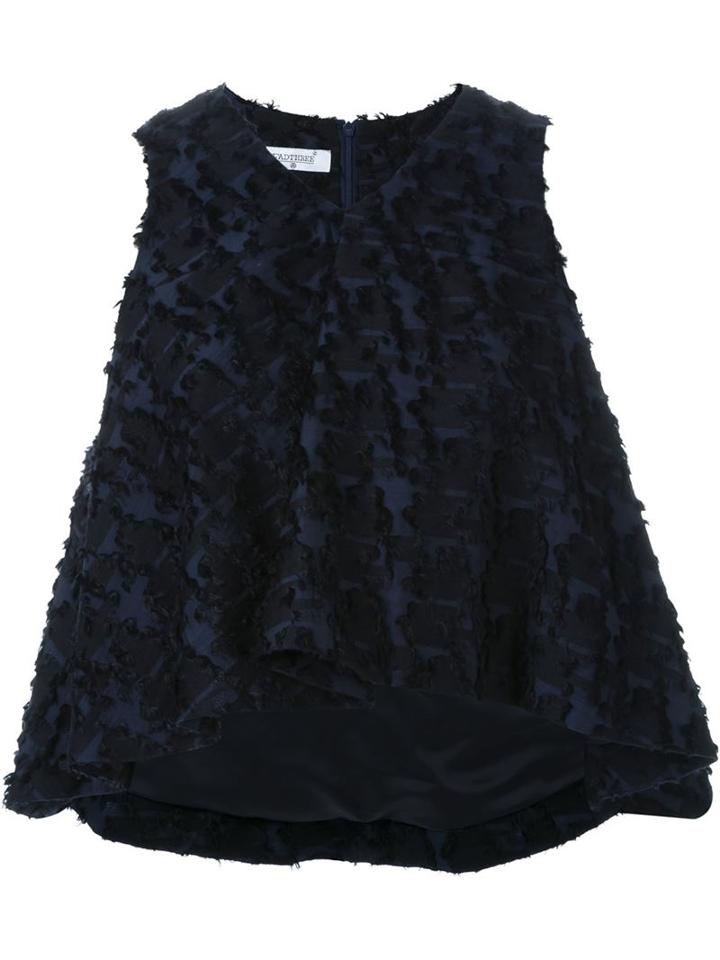Fad Three Textured Flared Tank
