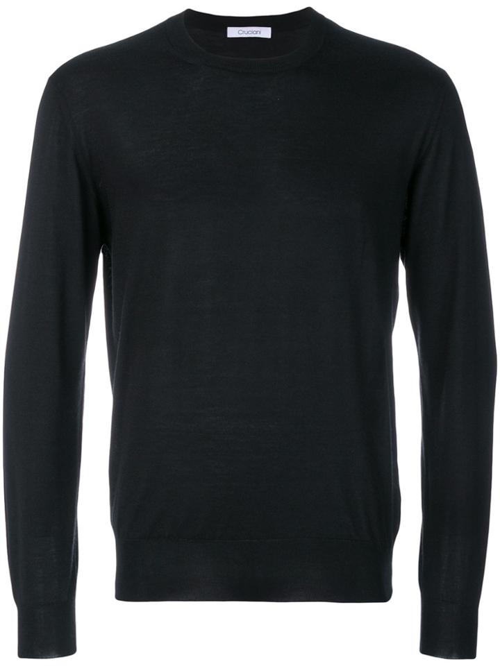 Cruciani Ribbed Jumper - Black