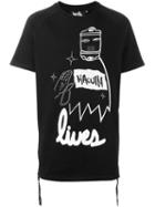 Haculla 'haculla Lives' T-shirt, Men's, Size: Large, Black, Cotton