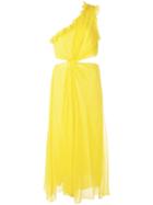 Cinq A Sept Corinne One Shoulder Dress - Yellow