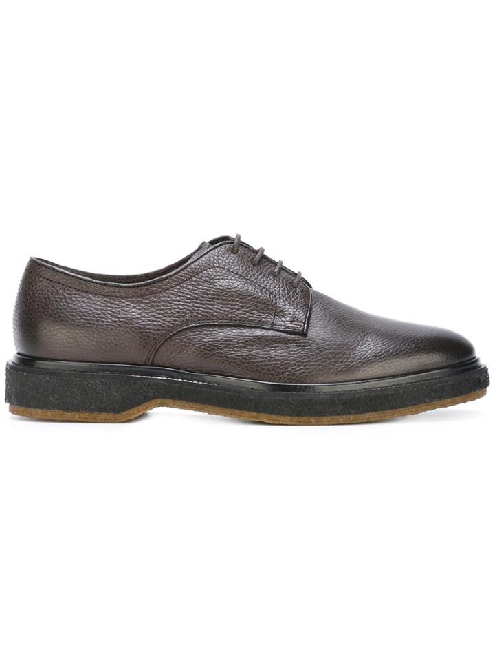 Henderson Baracco Chunky Sole Derby Shoes - Brown