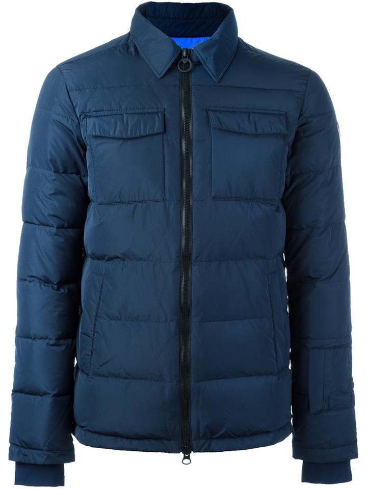 Rossignol 'gravity' Padded Shirt Jacket, Men's, Size: Medium, Blue, Feather Down/polyamide