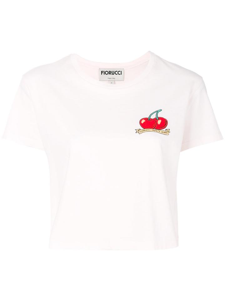 Fiorucci Cherry Print T-shirt - Pink & Purple