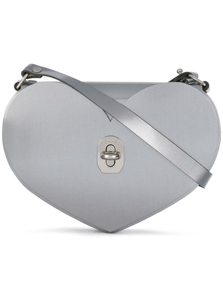 Niels Peeraer Heart Crossbody Bag - Metallic