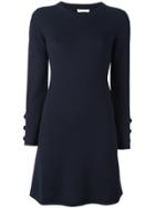See By Chloé A-line Knitted Dress - Blue