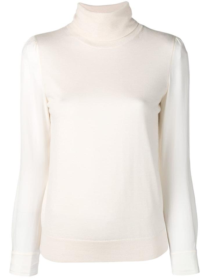 Tory Burch Basic Jumper - White