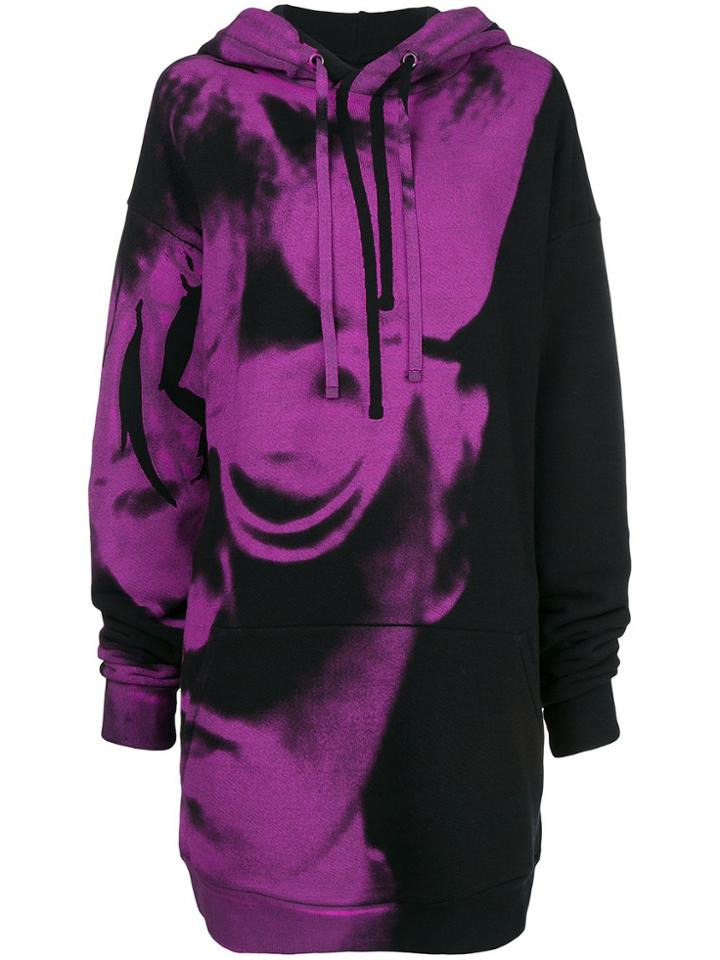 Maison Margiela Print Long Sweatshirt - Black