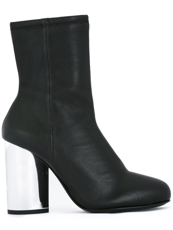 Opening Ceremony Chunky Metallic Heel Boots