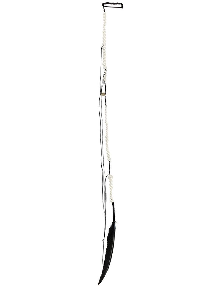 Ann Demeulemeester Feather Brooche, Men's, White