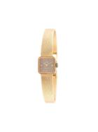 Omega Mini Square Face Watch - Gold