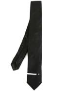 Givenchy Star And Stripe Embroidered Tie - Black