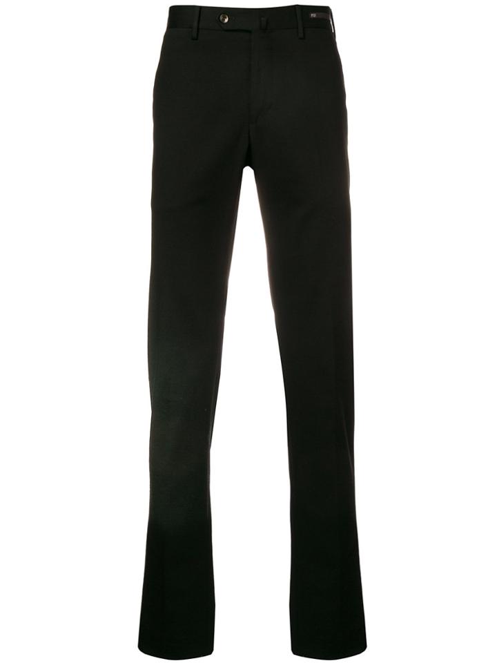 Pt01 Slim-fit Tailored Trousers - Black