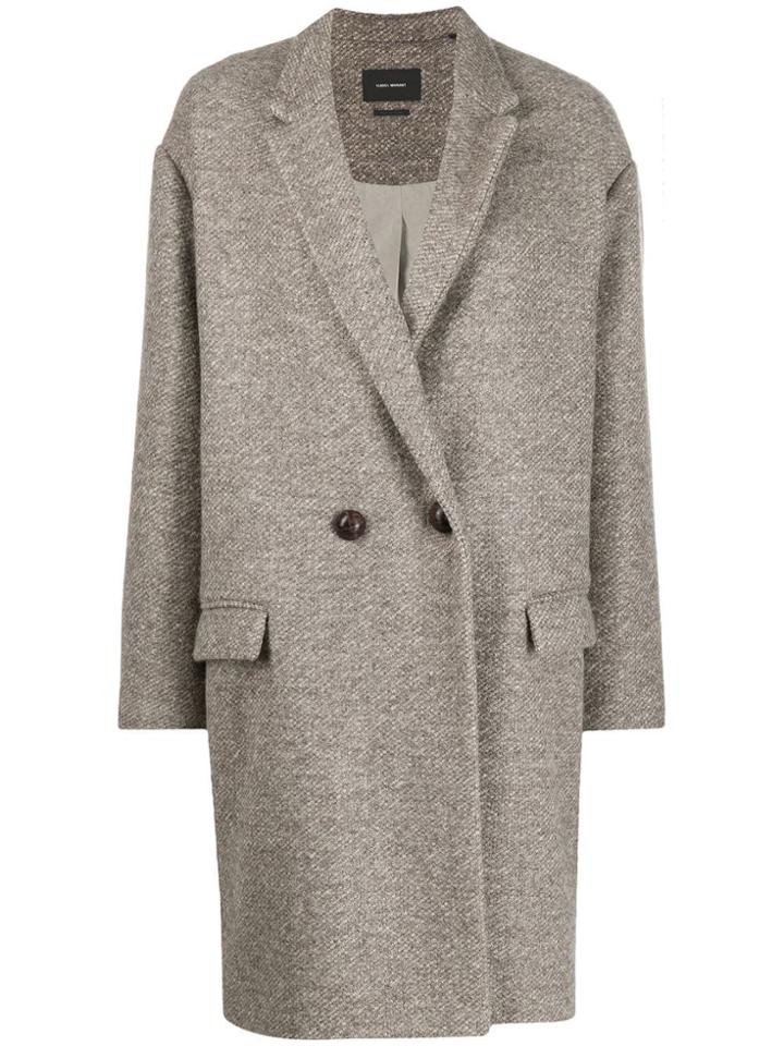 Isabel Marant Étoile Filipo Cocoon Coat - Neutrals