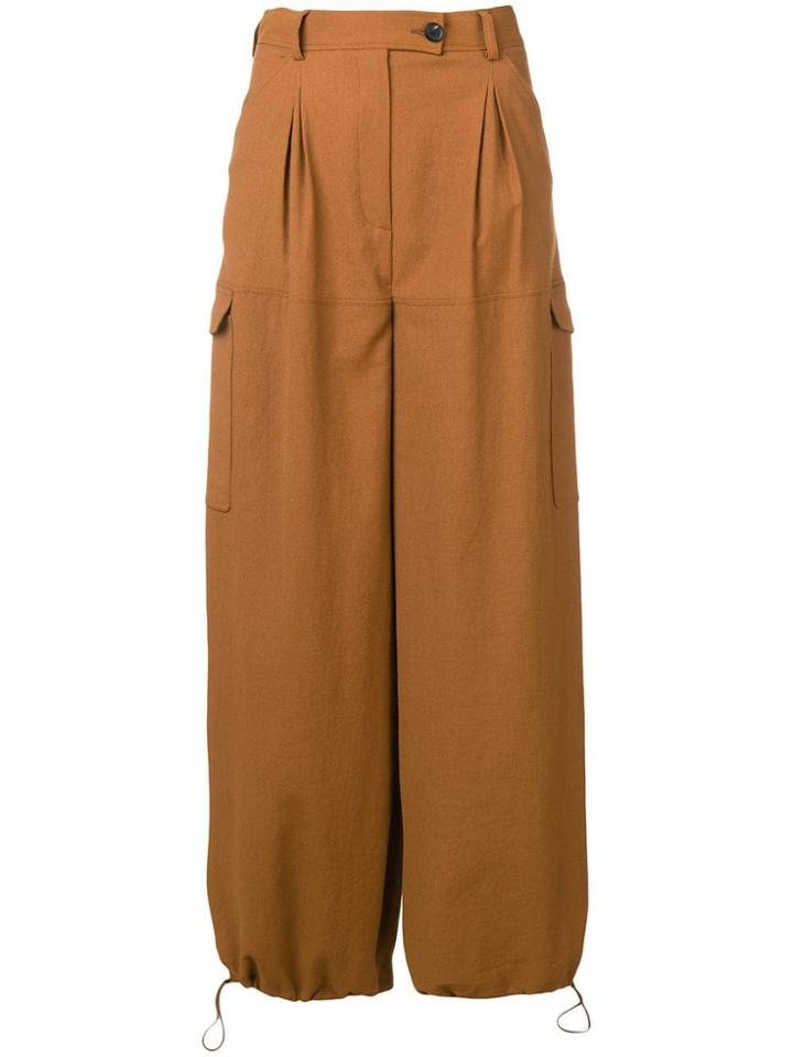 Salvatore Ferragamo Tapered Trousers - Brown