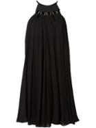 La Mania 'leto' Dress, Women's, Size: 38, Black, Silk/polyester/spandex/elastane